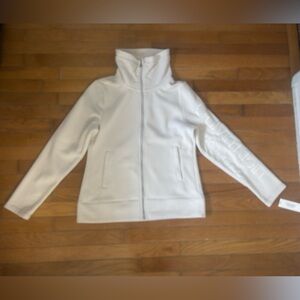 Calvin Klein Women's Fleece Snow White Ski Jacket